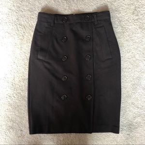 NWOT Ann Taylor Button Pencil Skirt